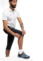 Maier Sports Caprihose Jens Funktionshose Dunkelblau/Dunkelgrau/Grau