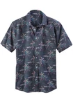 Beachtime Hawaiihemd Regular Fit Blau/Hellblau