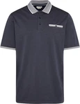 bugatti Poloshirt mit Akzenten Dunkelblau/Grau/Hellgrau/Blau