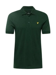 Lyle & Scott T-Shirt Poloshirt gelb/dunkelgrn/schwarz