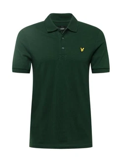 Lyle & Scott T-Shirt Poloshirt gelb/dunkelgrn/schwarz