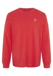 Chiemsee Longsleeve mit Schriftzug Rot