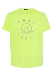 Chiemsee Print-Shirt T-Shirt Gelb/Grün/Neonfarben