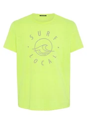 Chiemsee Print-Shirt T-Shirt Gelb/Grün/Neonfarben