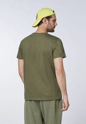 Chiemsee Print-Shirt T-Shirt Dunkelgrün/Grün
