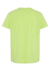 Chiemsee Print-Shirt T-Shirt mit Markenschriftzug Grün/Neonfarben/Gelb