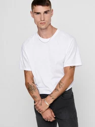 ONLY & SONS T-Shirt ONSMATT Basic (3971) Weiß (3971)