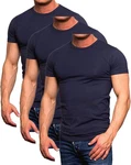 Jack & Jones T-Shirt Basic mit Rundhalsausschnitt Dunkelblau