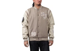 Sean John Collegejacke SJ Script Logo Collegejacket (1-St) beige/sand/light sand