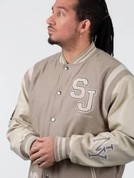 Sean John Collegejacke SJ Script Logo Collegejacket (1-St) beige/sand/light sand