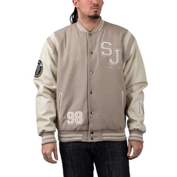 Sean John Collegejacke SJ Script Logo Collegejacket (1-St) beige/sand/light sand