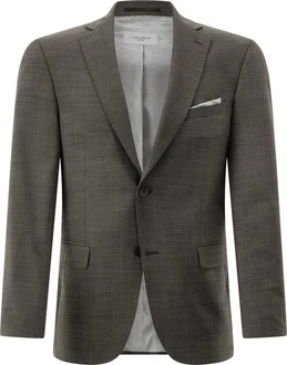 Carl Gross Anzugsakko CG Shelby SV Grau/Dunkelgrau/Khaki/Braun