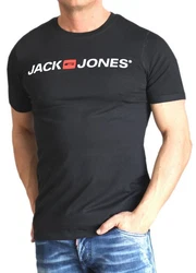 Jack & Jones T-Shirt Stilvolles Shirt mit Printdruck (3er-Pack) Schwarz/Silber