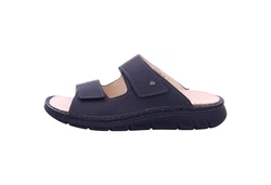 Finn Comfort Pantolette Hellblau/Blau/Schwarz