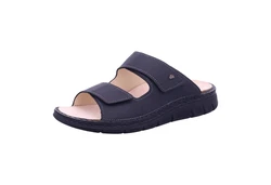 Finn Comfort Pantolette Hellblau/Blau/Schwarz