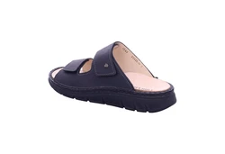 Finn Comfort Pantolette Hellblau/Blau/Schwarz