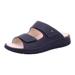 Finn Comfort Pantolette Hellblau/Blau/Schwarz