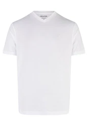 HECHTER PARIS V-Shirt Weiß/Creme/Schwarz