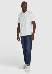 HECHTER PARIS V-Shirt Weiß/Creme/Schwarz