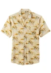Beachtime Hawaiihemd Regular Fit Gelb/Blau