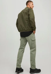 JACK & JONES Hose JPSTOllie Bowie Dunkelgrün/Khaki