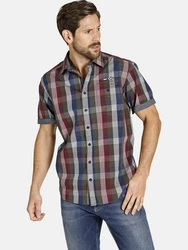 Jan Vanderstorm Kurzarmhemd REEDO Mischfarben/Braun/Blau/Hellblau/Beige/Grau