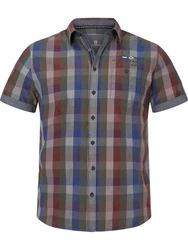 Jan Vanderstorm Kurzarmhemd REEDO Mischfarben/Braun/Blau/Hellblau/Beige/Grau