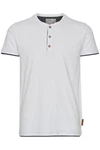 Indicode Tony T-Shirt Layershirt mit Knopfleiste Grau/Hellgrau