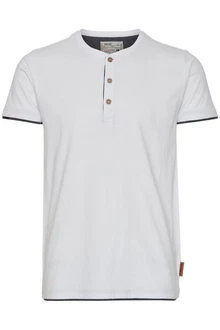 Indicode Tony T-Shirt Layershirt mit Knopfleiste Grau/Hellgrau Indicode Tony T-Shirt Layershirt mit Knopfleiste Grau/Hellgrau