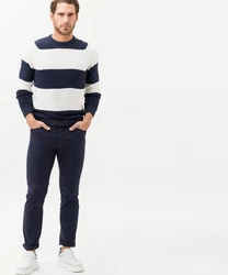 Brax 5-Pocket Dunkelblau/Blau