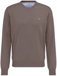 FYNCH-HATTON Strickpullover Langarmhemd SFPK211 Grau/Braun/Lila