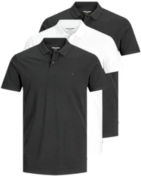 Jack & Jones Poloshirt (3er-Pack) in Unifarbe Unifarbe