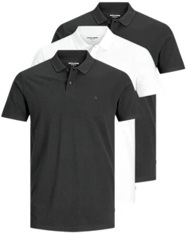 Jack & Jones Poloshirt (3er-Pack) in Unifarbe Unifarbe