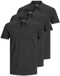 Jack & Jones Poloshirt (3er-Pack) in Unifarbe Unifarbe