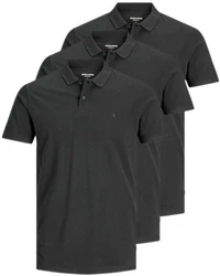 Jack & Jones Poloshirt (3er-Pack) in Unifarbe Unifarbe