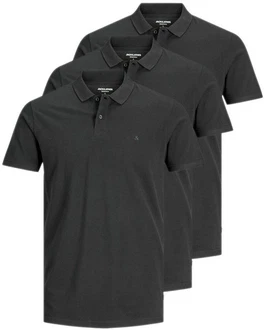Jack & Jones Poloshirt (3er-Pack) in Unifarbe Unifarbe
