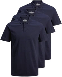 Jack & Jones Poloshirt (3er-Pack) in Unifarbe Unifarbe