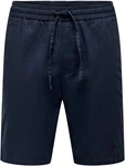 ONLY & SONS Shorts Linus Dunkelblau/Blau