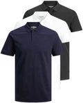 Jack & Jones Poloshirt (3er-Pack) in Unifarbe Unifarbe