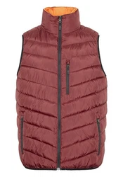 Chiemsee Winterjacke Men Padded Vest Braun/Bordeaux/Dunkelrot/Rot