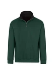 Trigema Sweatshirt mit Reißverschluss grn/tanne
