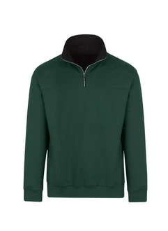 Trigema Sweatshirt mit Reißverschluss grn/tanne Trigema Sweatshirt mit Reißverschluss grn/tanne