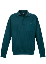 Trigema Sweatshirt Langarm Polo 