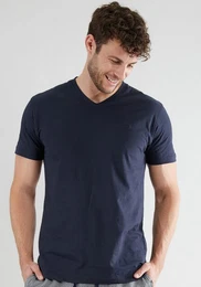 GTZBURG Pyjamaoberteil New York mit schlichtem Design fr jeden Tag