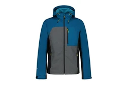 Icepeak Funktionsjacke Brooker Softshelljacke für Herren Grau/Dunkelblau/Hellblau/Blau/Türkis