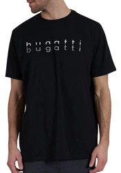 bugatti T-Shirt mit angenehmem Tragekomfort Dunkelblau/Gelb/Schwarz/Beige/Rosa