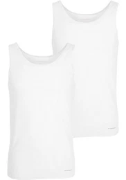 Tanktop Tank-Top, 2er Pack (Packung, 2-tlg., 2) mit Zier-Logo