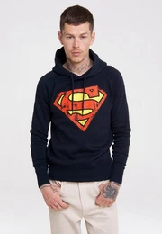Kapuzensweatshirt DC Superman Logo mit Superhelden-Print