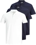 Jack & Jones Poloshirt (3er-Pack) in Unifarbe Unifarben
