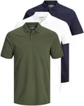 Jack & Jones Poloshirt (3er-Pack) in Unifarbe Unifarbe